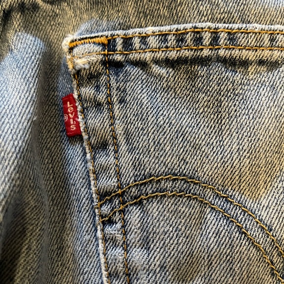 Vintage Levi’s 501 Original Fit Button Fly Jeans Mexico Medium Stonewash - Picture 9 of 16